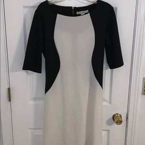 Black and white dress